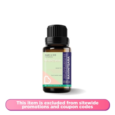 BAM & CO Ravintsara Organic Essential Oil 10ml
