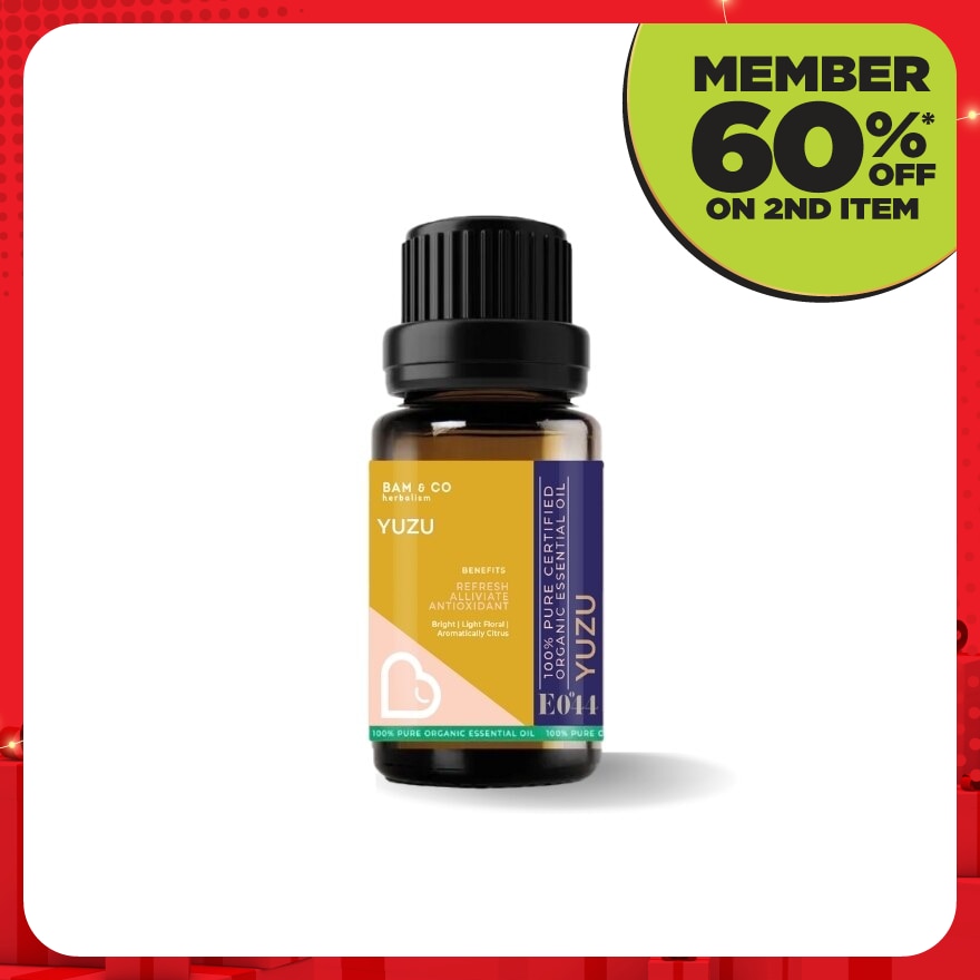 Yuzu Organic Essential Oil 10ml