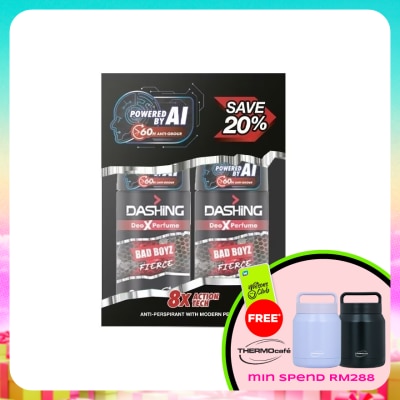 DASHING - Bad Boyz Deodorant Roll On Fierce 50ml x 2