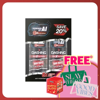 DASHING Bad Boyz Deodorant Roll On Fierce 50ml x 2