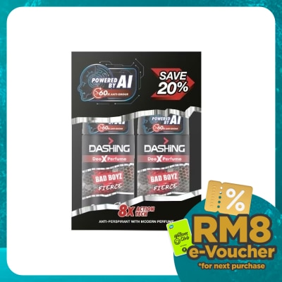 DASHING Bad Boyz Deodorant Roll On Fierce 50ml x 2