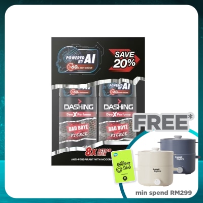 DASHING Bad Boyz Deodorant Roll On Fierce 50ml x 2