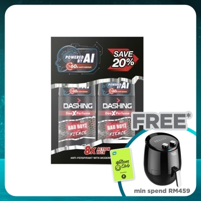 DASHING Bad Boyz Deodorant Roll On Fierce 50ml x 2