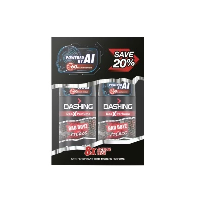 DASHING - Bad Boyz Deodorant Roll On Fierce 50ml x 2