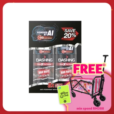 DASHING Bad Boyz Deodorant Roll On Fierce 50ml x 2