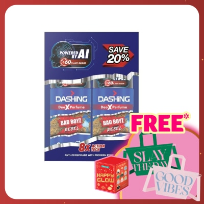 DASHING Bad Boyz Deodorant Roll On Rebel 50ml x 2