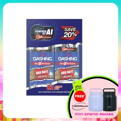 DASHING - Bad Boyz Deodorant Roll On Rebel 50ml x 2