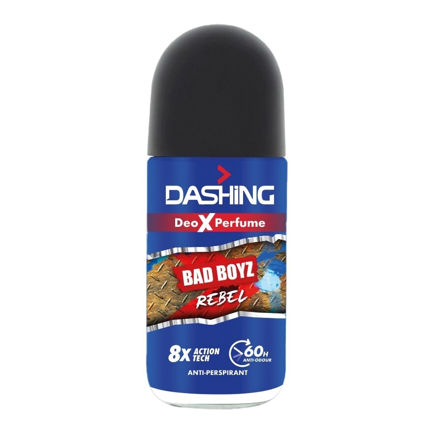 Bad Boyz Deodorant Roll On Rebel 50ml x 2