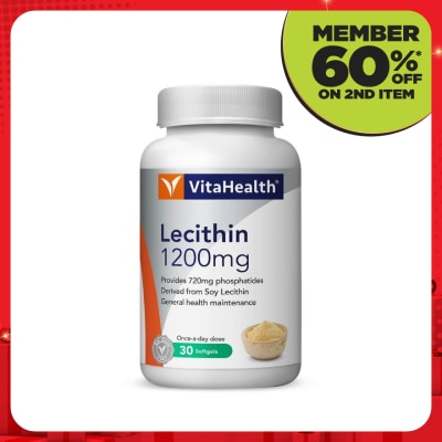 VITAHEALTH Lecithin 1200Mg 30s