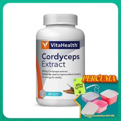 VITAHEALTH - Cordyceps Extract 450Mg 60s