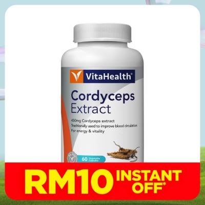 VITAHEALTH Cordyceps Extract 450Mg 60s