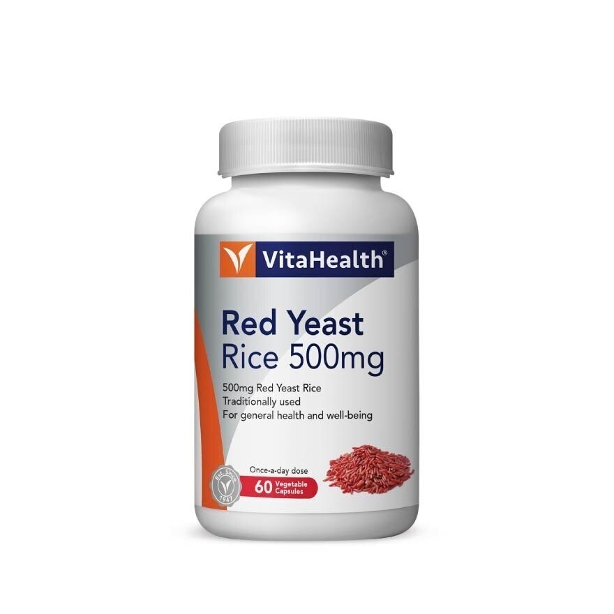 Red Yeast Rice 500Mg Vege 60s