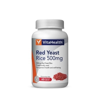 VITAHEALTH Red Yeast Rice 500Mg Vege 60s