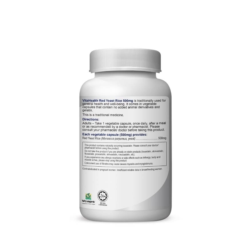 Red Yeast Rice 500Mg Vege 60s image