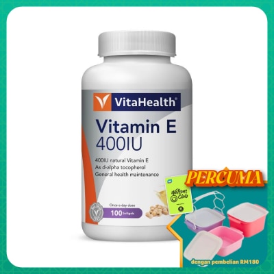 VITAHEALTH - Vitamin E 400IU 100s