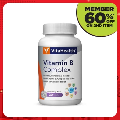 VITAHEALTH Vitamin B Complex 30s