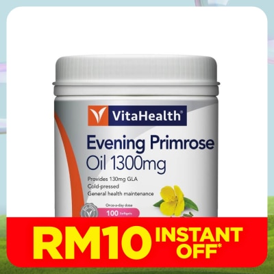 VITAHEALTH Evening Primrose Oil 1300Mg 100s