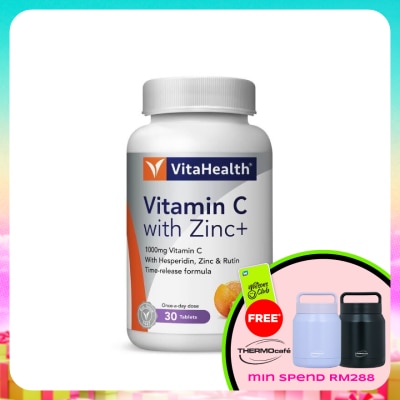 VITAHEALTH - Vitamin C With Zinc+ 30s