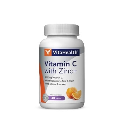 VITAHEALTH Vitamin C With Zinc+ 30s