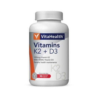 VITAHEALTH Vitamins K2 + D3 90s