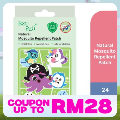 BZU BZU Natural Mosquito Repellent Patch 24 Patches