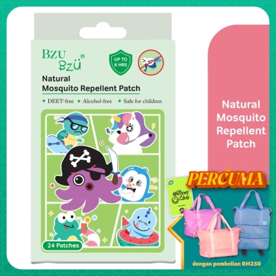 BZU BZU Natural Mosquito Repellent Patch 24 Patches