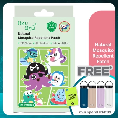 BZU BZU Natural Mosquito Repellent Patch 24 Patches