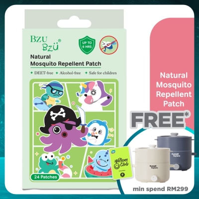 BZU BZU Natural Mosquito Repellent Patch 24 Patches