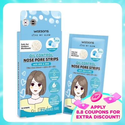 WATSONS - Oil Control Nose Pore Strips With AHA & BHA 10S