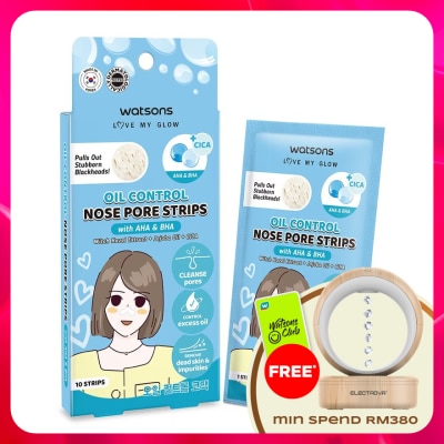 WATSONS - Oil Control Nose Pore Strips With AHA & BHA 10S