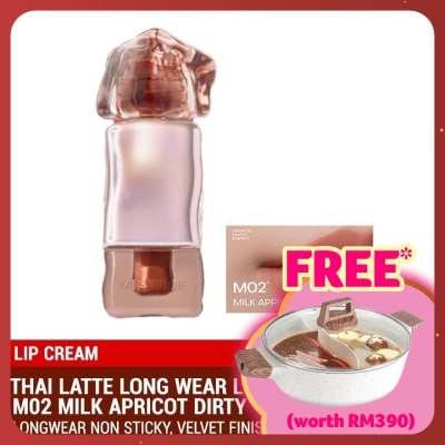 MISTINE Thai Latte Long Wear Lip Cream M02 Milk Apricot Dirty