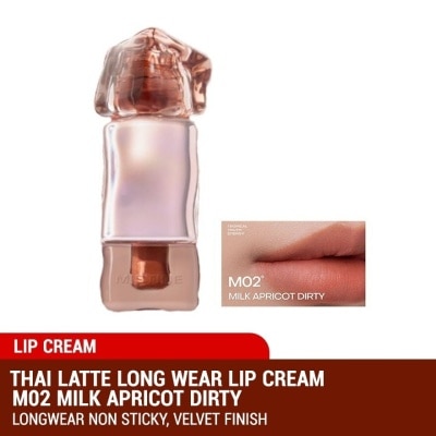 MISTINE Thai Latte Long Wear Lip Cream M02 Milk Apricot Dirty