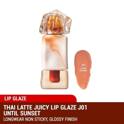 MISTINE Thai Latte Juicy Lip Glaze J01 Until Sunset