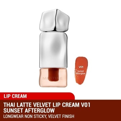 MISTINE Thai Latte Velvet Lip Cream V01 Sunset Afterglow