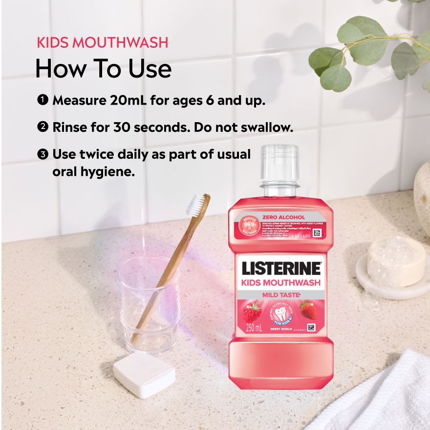 Kids Mouthwash Berry Shield 250ml image