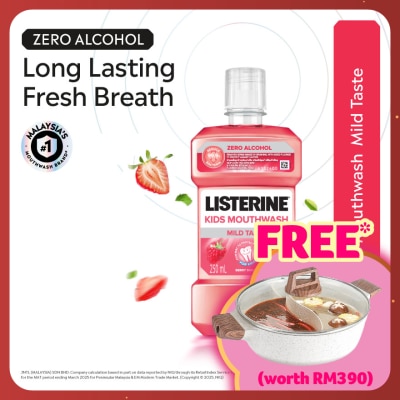 LISTERINE Kids Mouthwash Berry Shield 250ml