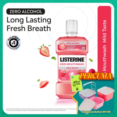 LISTERINE - Kids Mouthwash Berry Shield 250ml
