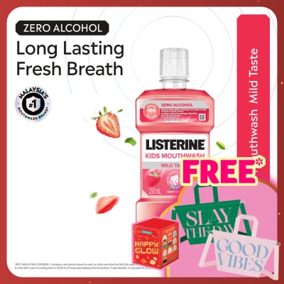 LISTERINE Kids Mouthwash Berry Shield 250ml