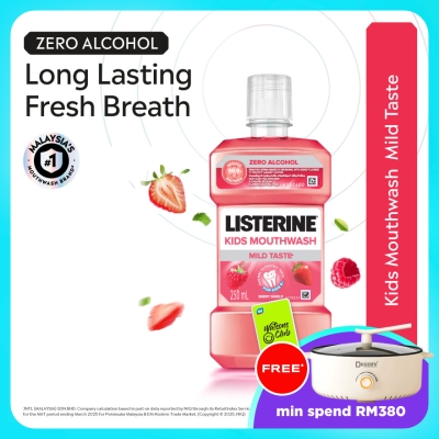 LISTERINE - Kids Mouthwash Berry Shield 250ml image