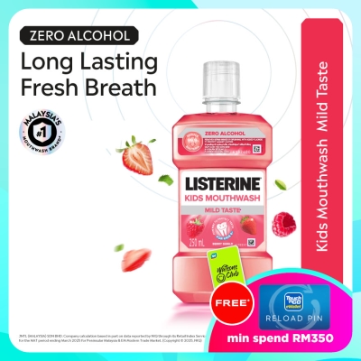 LISTERINE Kids Mouthwash Berry Shield 250ml image