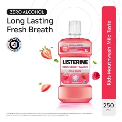 LISTERINE Kids Mouthwash Berry Shield 250ml