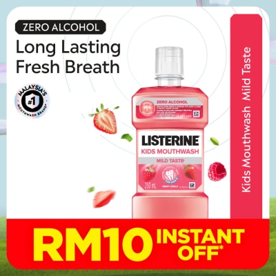 LISTERINE Kids Mouthwash Berry Shield 250ml