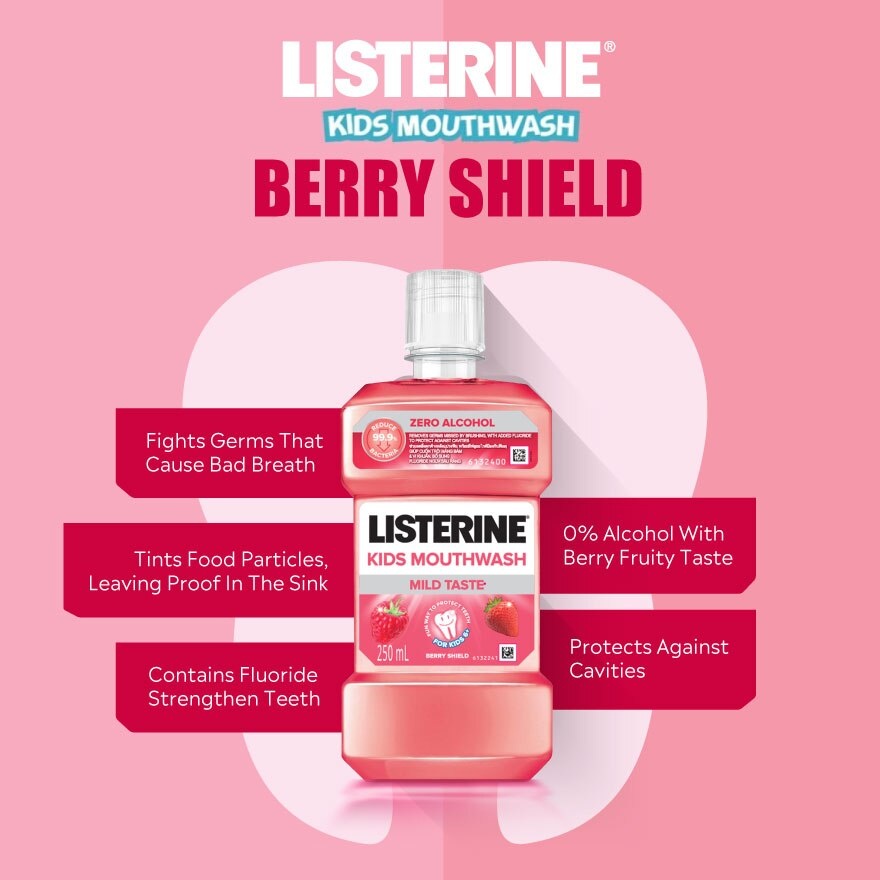 Kids Mouthwash Berry Shield 250ml image