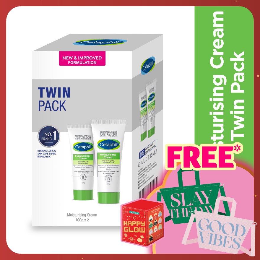 Moisturizing Cream For Face & Body 100g X 2