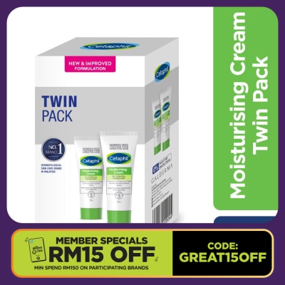 CETAPHIL Moisturizing Cream For Face & Body 100g X 2