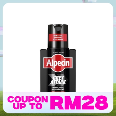 ALPECIN Grey Attack Caffeine & Color Shampoo 200ml