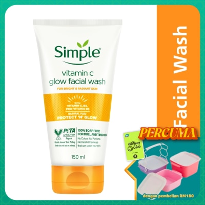 SIMPLE - Vitamin C Glow Facial Wash 150ml