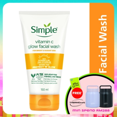 SIMPLE - Vitamin C Glow Facial Wash 150ml