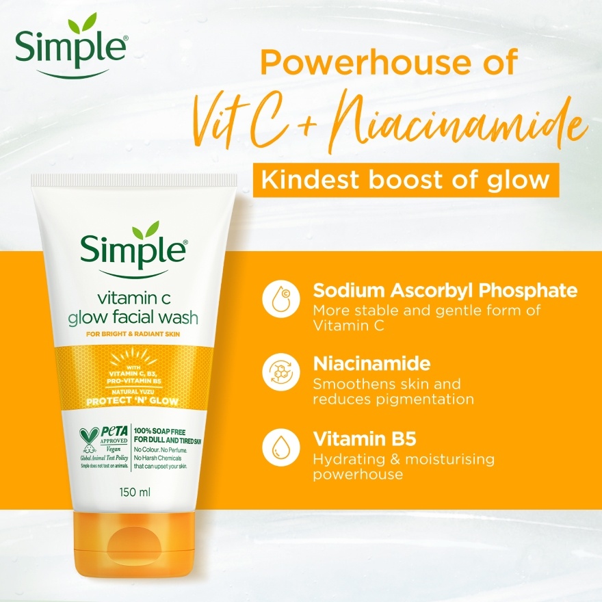 Vitamin C Glow Facial Wash 150ml image