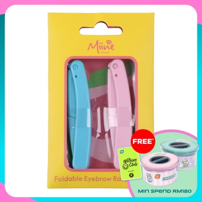 MIINE Fold Eye Brow Razor 2s